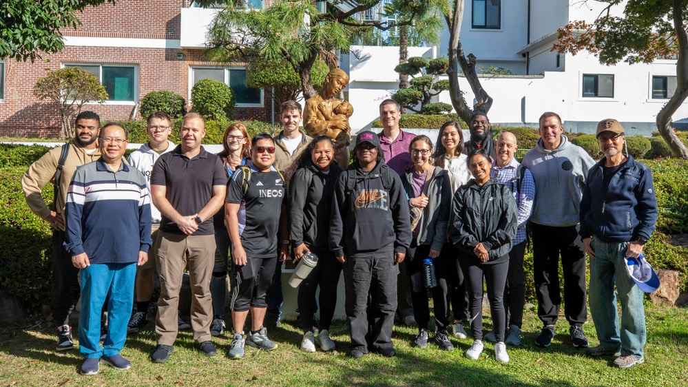 Emory S. Land Sailors Volunteer at Orphanage