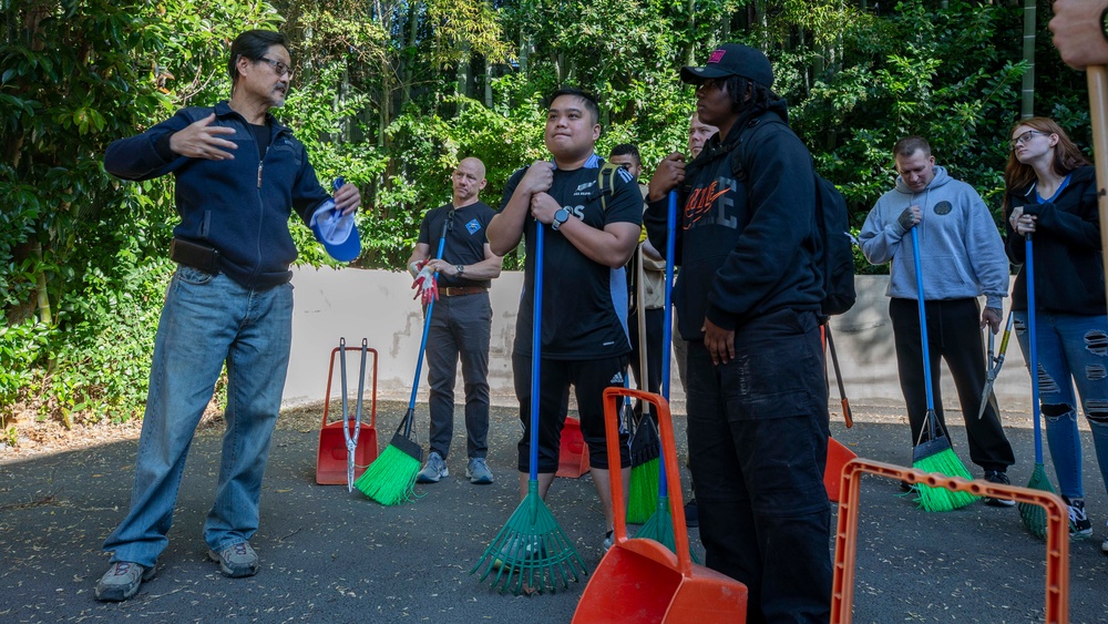 Emory S. Land Sailors Volunteer at Orphanage