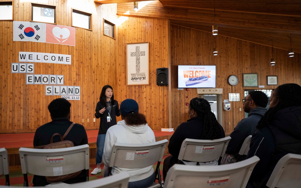 Emory S. Land Sailors Visit Kojedo Aikwangwon