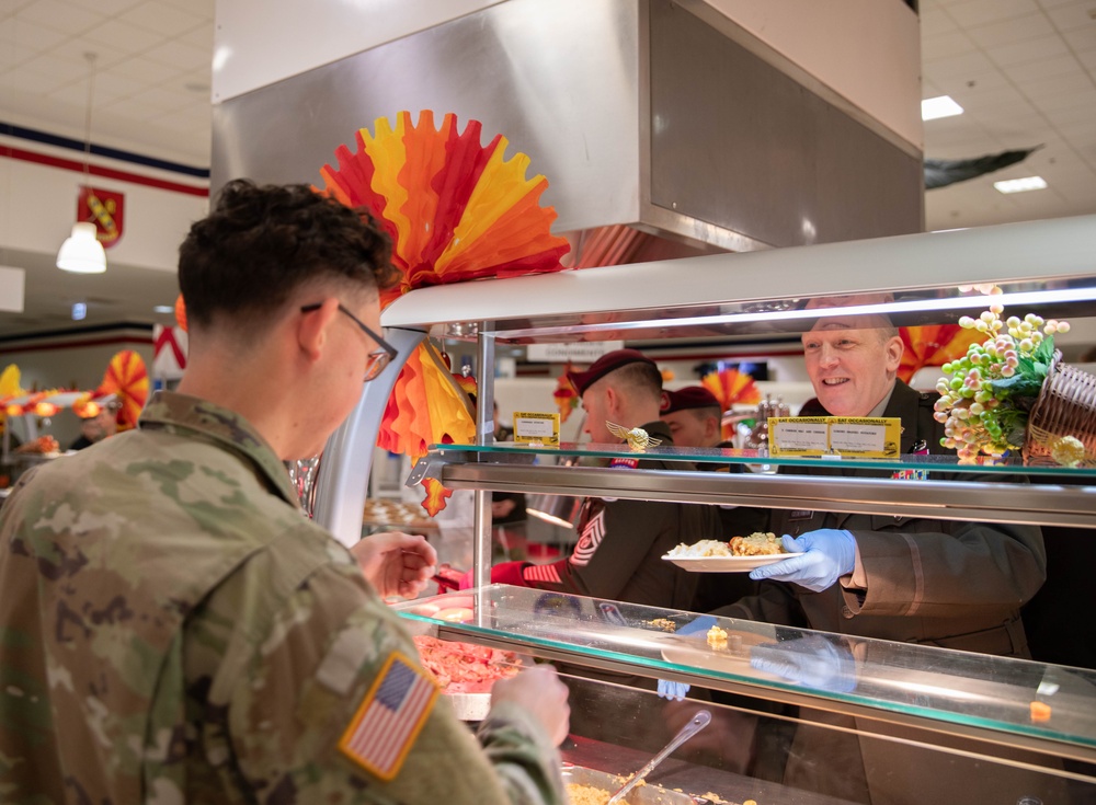 Thanksgiving lunch hosted at Caserma Del Din, Vicenza, Italy
