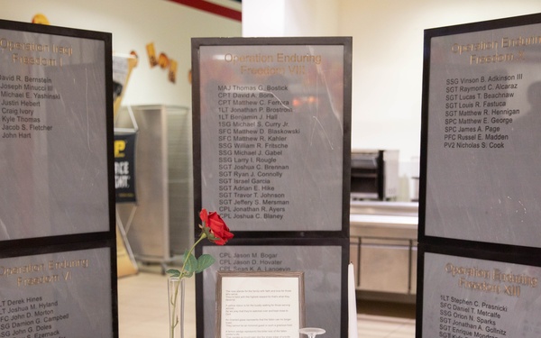 Thanksgiving lunch hosted at Caserma Del Din dining facility