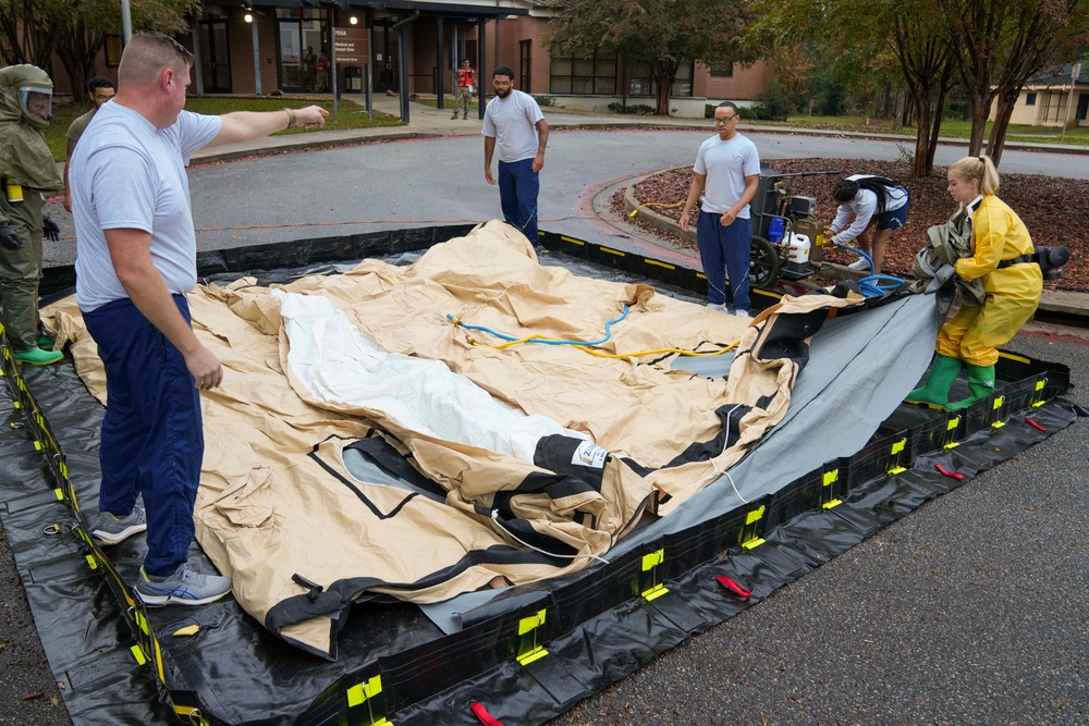 78th Medical Group Mass Decontamination Exercise