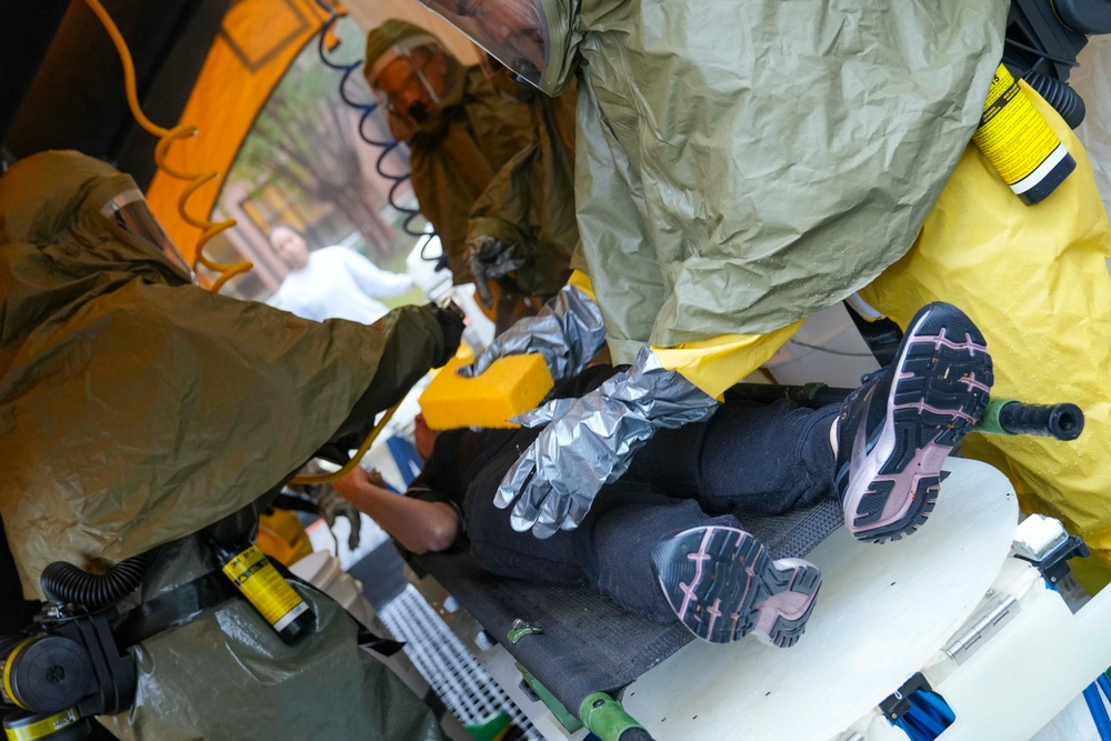 78th Medical Group Mass Decontamination Exercise