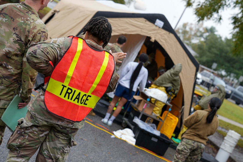 78th Medical Group Mass Decontamination Exercise