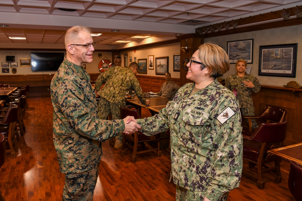 Chaplain of the Marine Corps visits NSA Bahrain