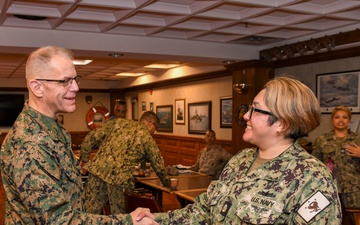 Chaplain of the Marine Corps visits NSA Bahrain