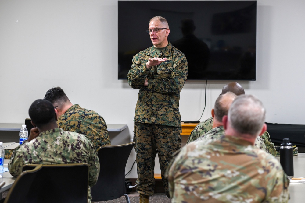 Chaplain of the Marine Corps visits NSA Bahrain