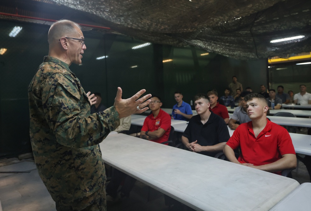 Chaplain of the Marine Corps visits NSA Bahrain