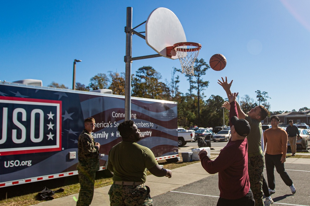 II MSB Celebrates Thanksgiving at the Barracks