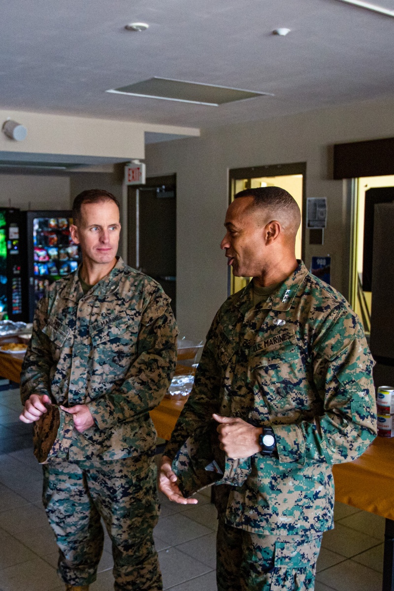 II MSB Celebrates Thanksgiving at the Barracks