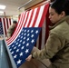 AFMAO ensure American flags are pressed and wrinkle-free