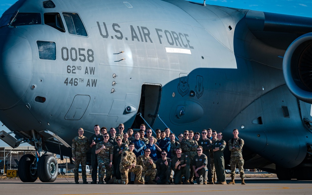 Cadets Take Flight: AFROTC Cadets Soar Aboard C-17 at Luke AFB