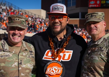 Fort Sill supports OSU Military Appreciation Game