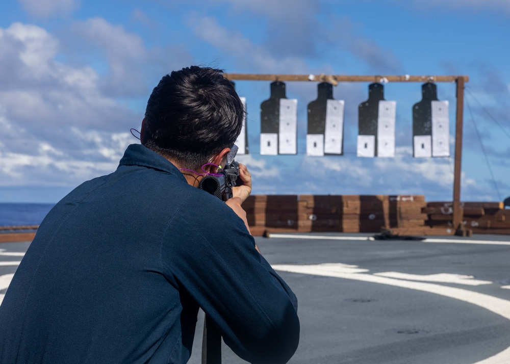 Small arms gun shoot
