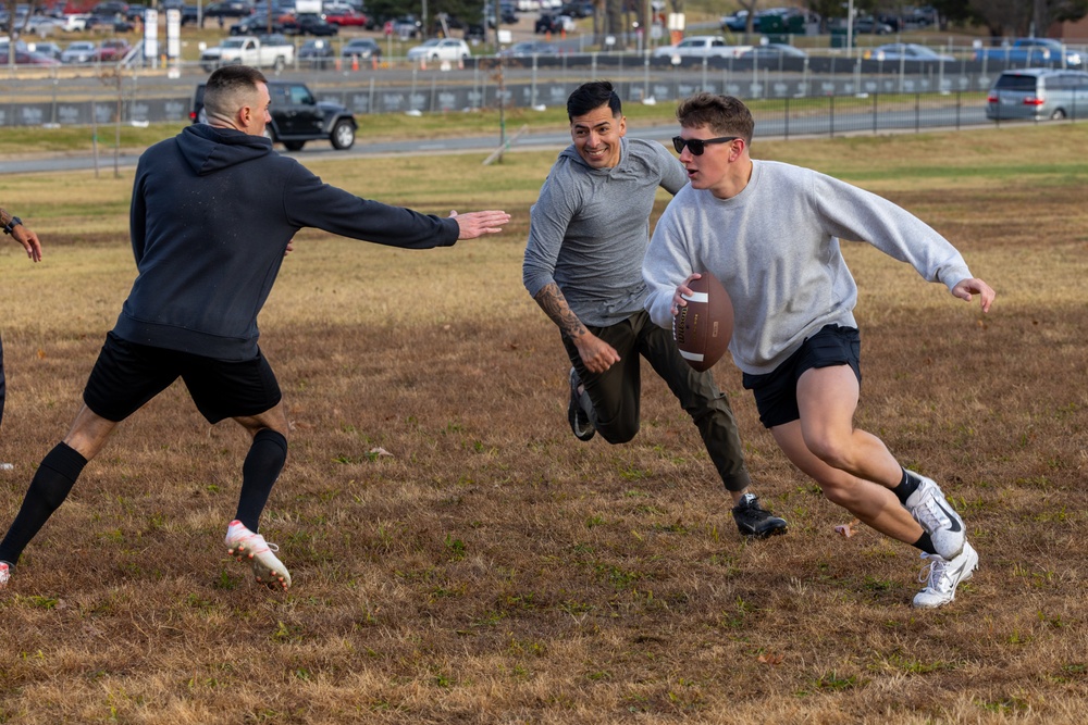 Security Battalion Hosts Turkey Bowl Competition