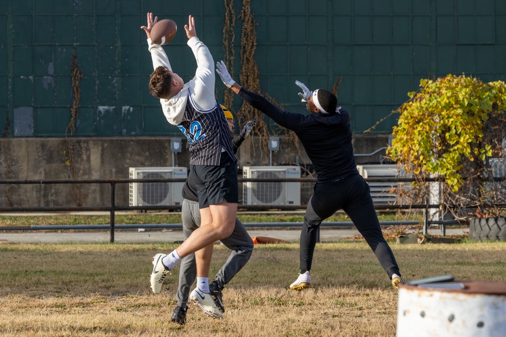 Security Battalion Hosts Turkey Bowl Competition