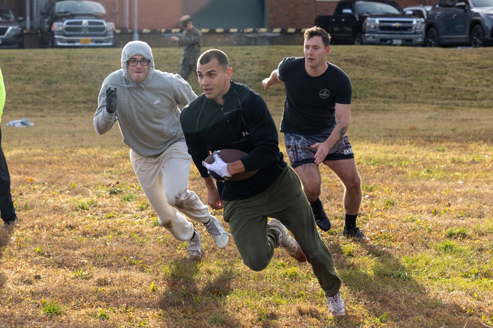 Security Battalion Hosts Turkey Bowl Competition