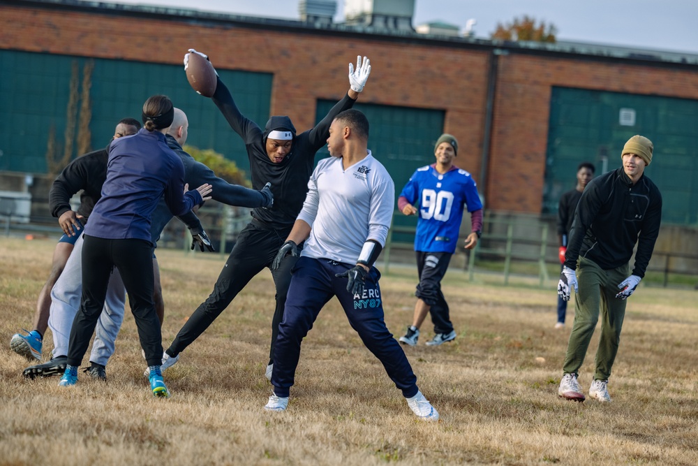 Security Battalion Hosts Turkey Bowl Competition