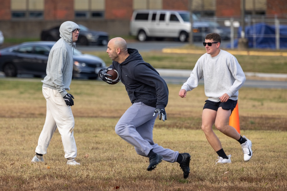 Security Battalion Hosts Turkey Bowl Competition