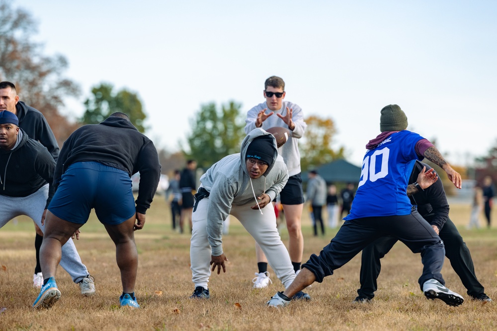 Security Battalion Hosts Turkey Bowl Competition