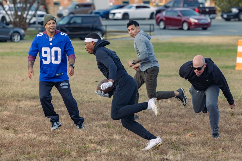 Security Battalion Hosts Turkey Bowl Competition