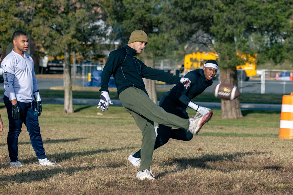 Security Battalion Hosts Turkey Bowl Competition