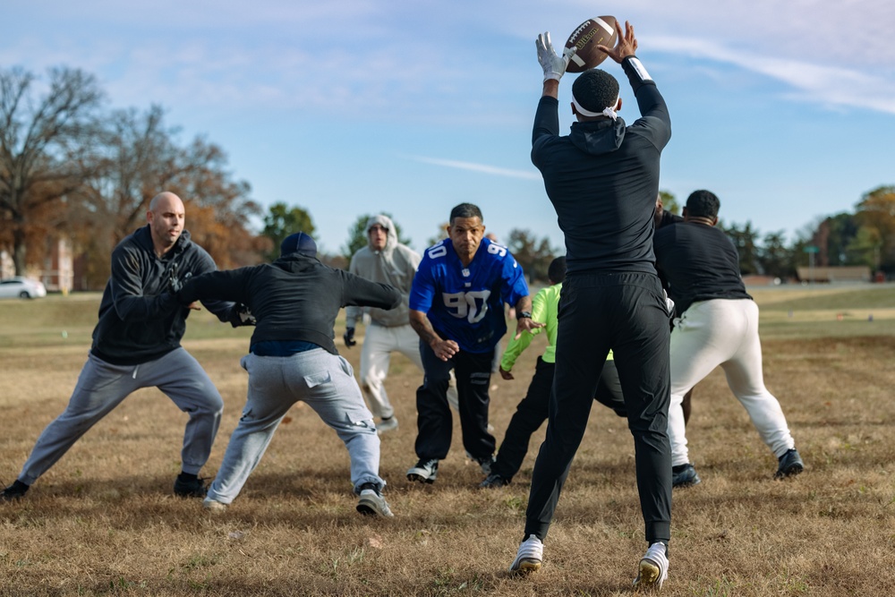 Security Battalion Hosts Turkey Bowl Competition