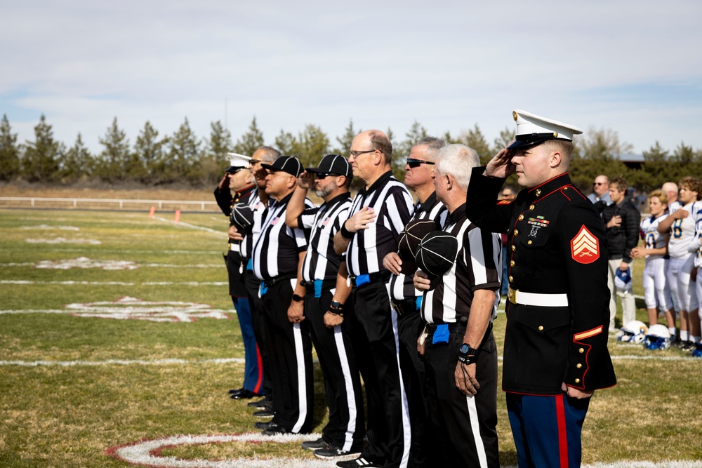 Marines at the State Championship game