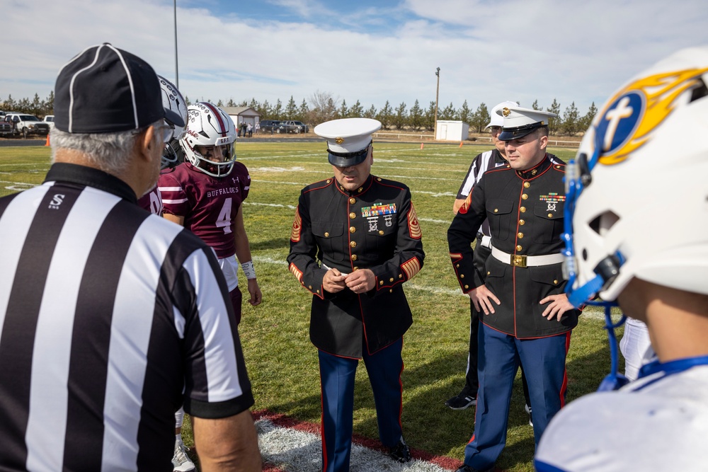 Marines at the State Championship game