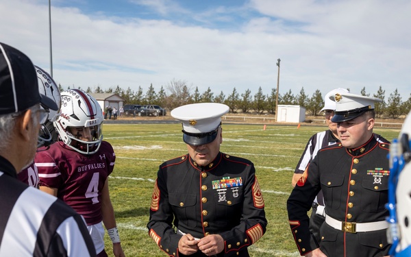 Marines at the State Championship game