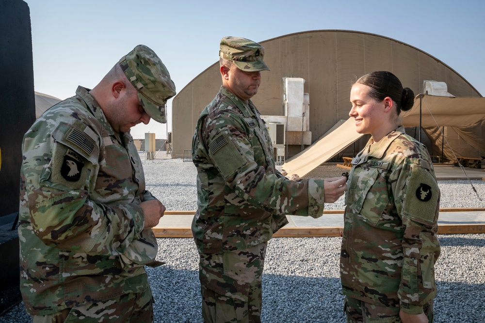 Lacey Cuda promoted to Sergeant