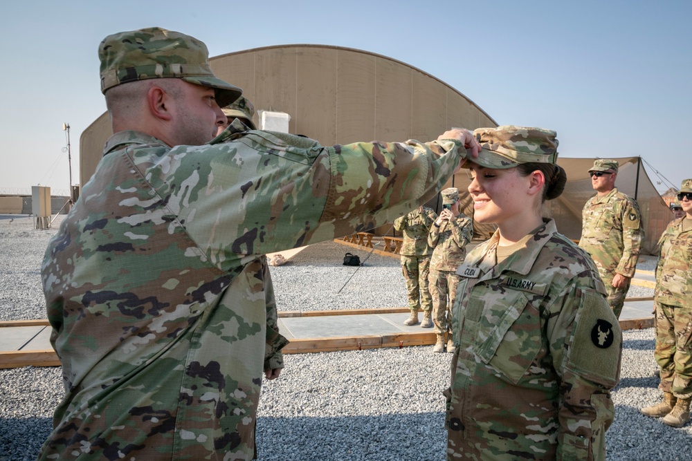 Lacey Cuda promoted to Sergeant