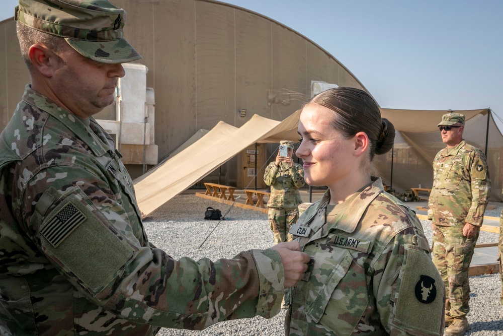 Lacey Cuda promoted to Sergeant