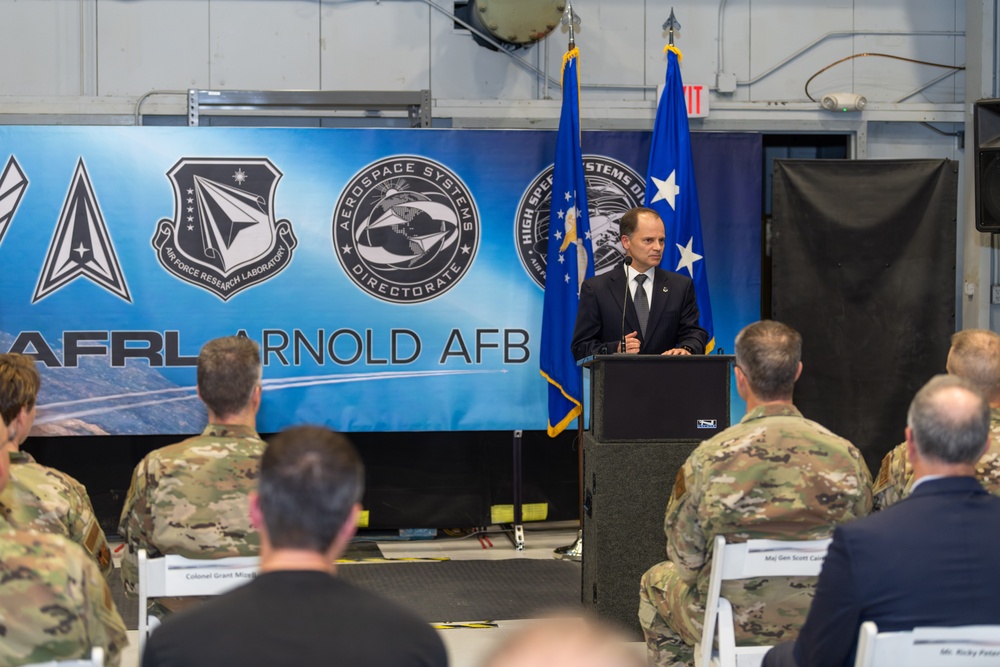 AFRL, AEDC celebrate 10th anniversary of partnership at Arnold AFB