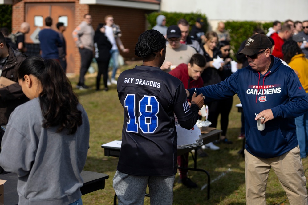 XVIII Airborne Corps HHBN Celebrates Dragonsgiving