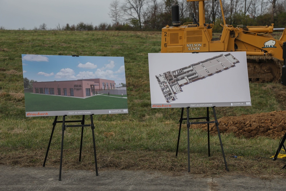 Kentucky Guard leaders break ground on new maintenance facility