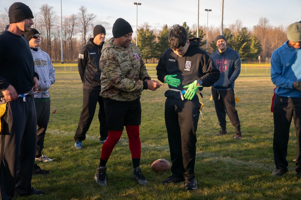 HHBN Soldiers take on Turkey Bowl