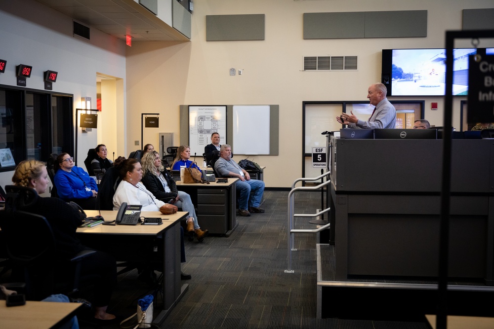 Frankfort leadership group tours National Guard center