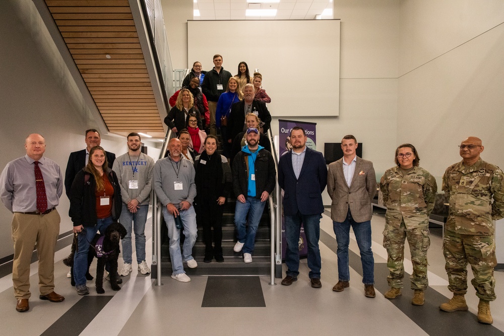 Frankfort leadership group tours National Guard center