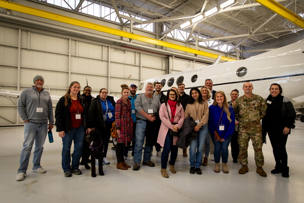 Frankfort leadership group tours National Guard center