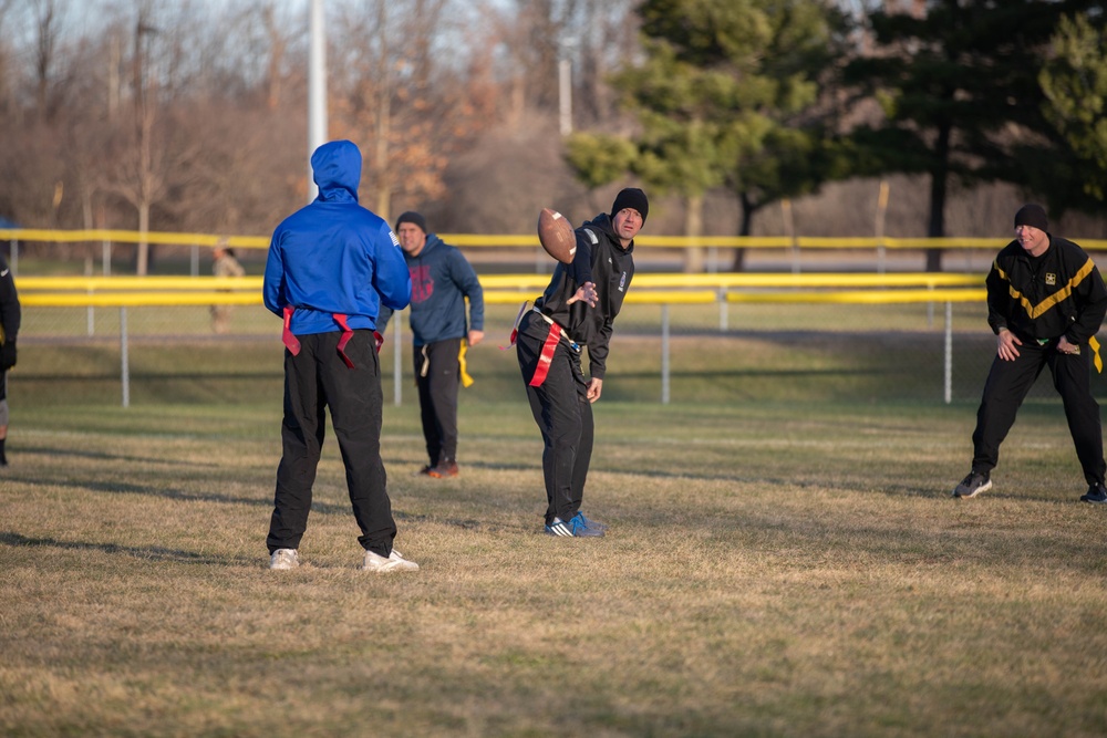 HHBN Soldiers take on Turkey Bowl