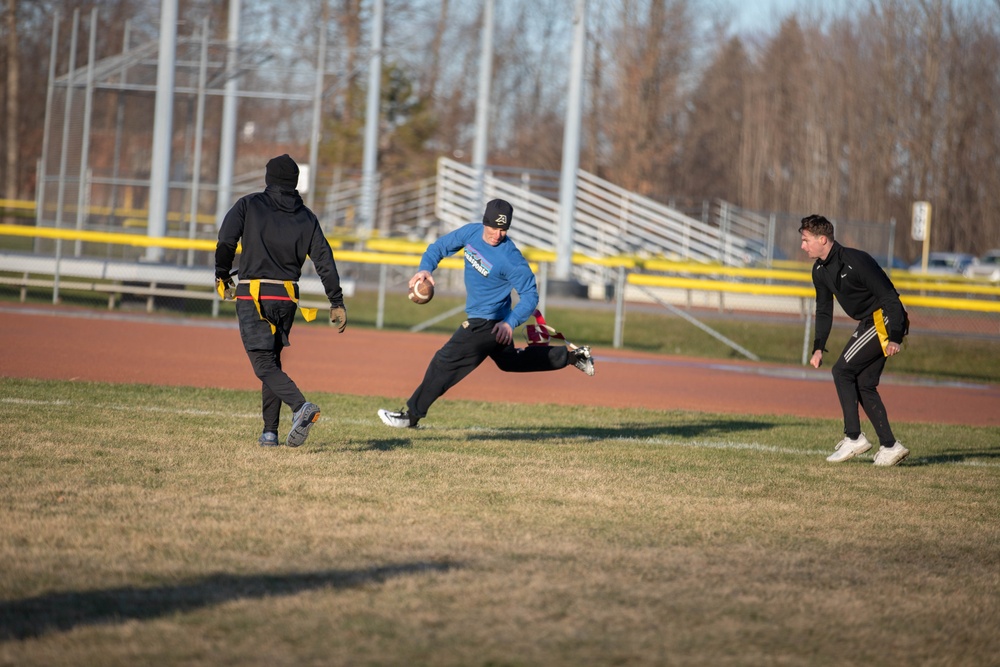 HHBN Soldiers take on Turkey Bowl