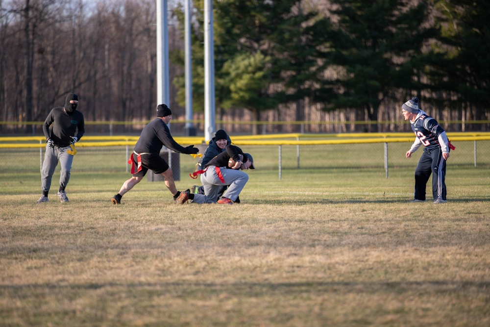 HHBN Soldiers take on Turkey Bowl