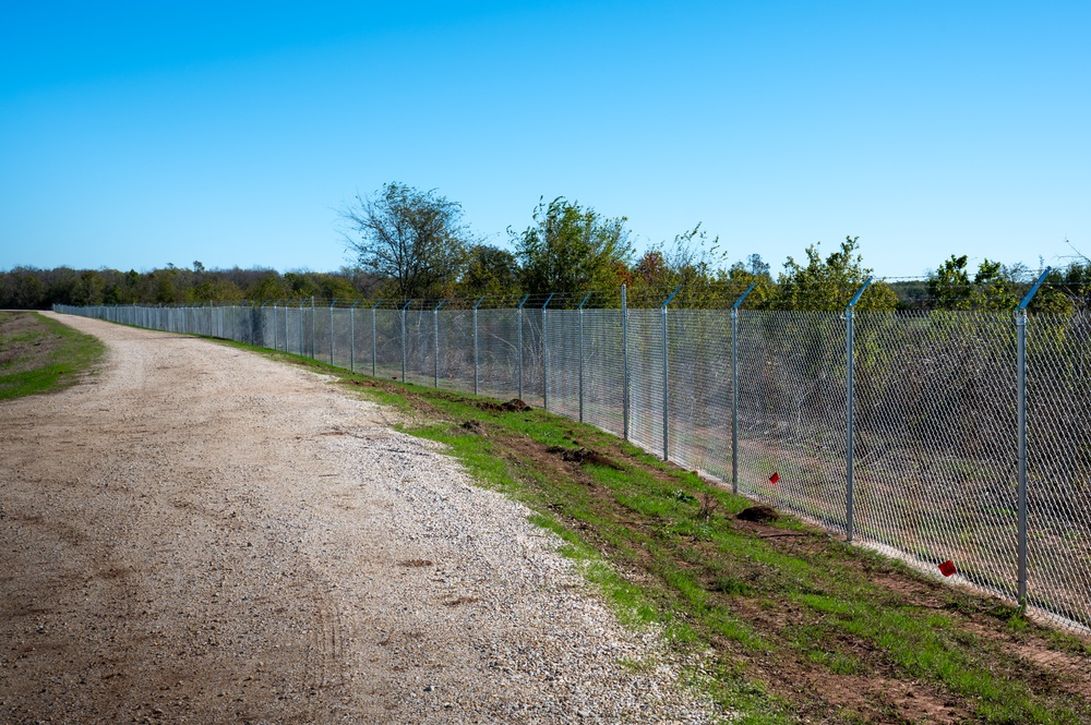 Barksdale constructs new airfield perimeter fence