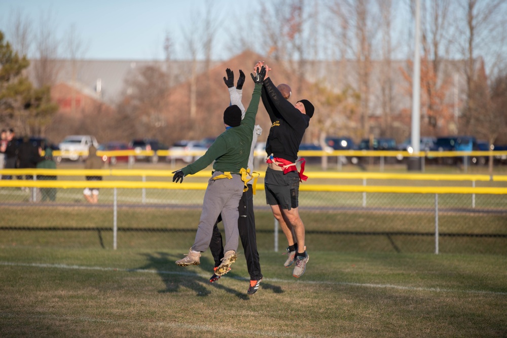 HHBN Soldiers take on Turkey Bowl