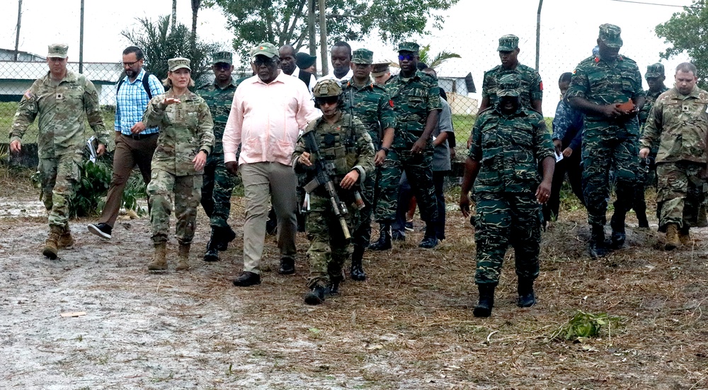 Richardson visits Guyana, South America