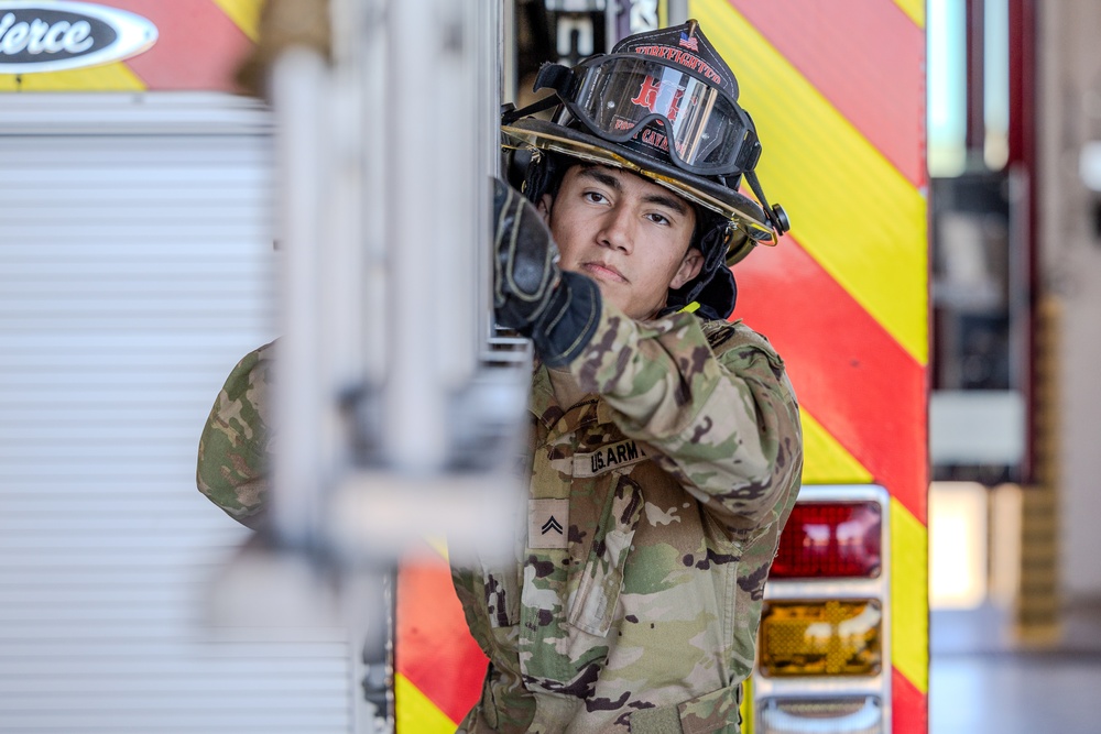 U.S. Army Firefighters demonstrate lethality and efficiency