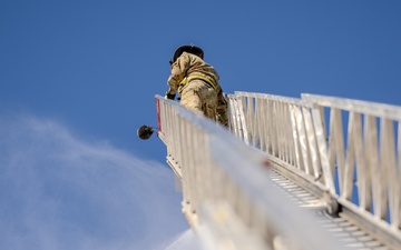 U.S. Army Firefighter demonstrates lethality and efficiency