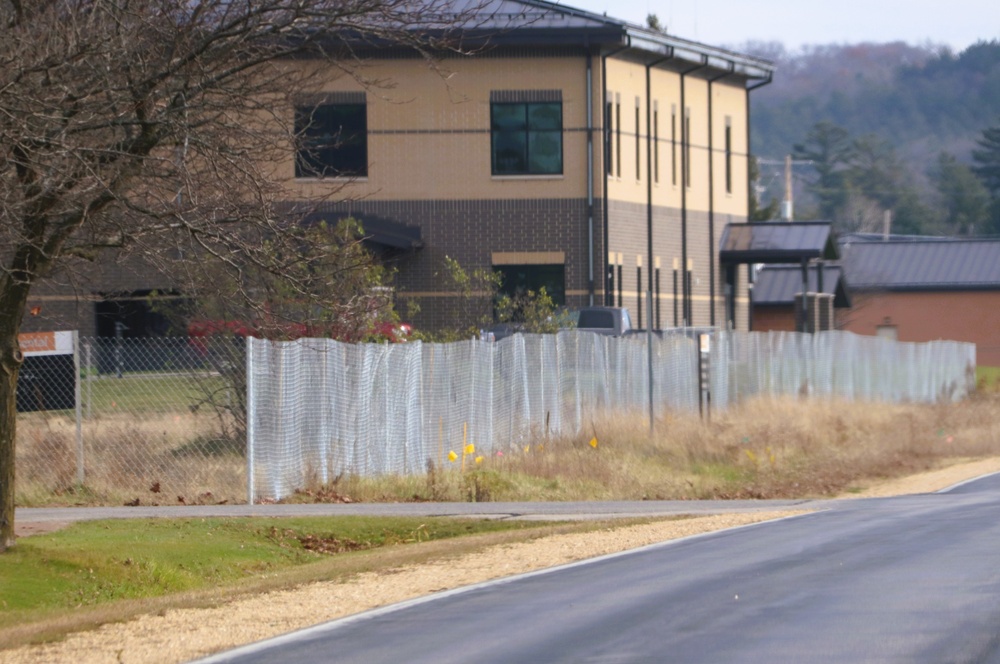 Construction under way for 2 new 4-story Collective Training Officers Quarters at Fort McCoy