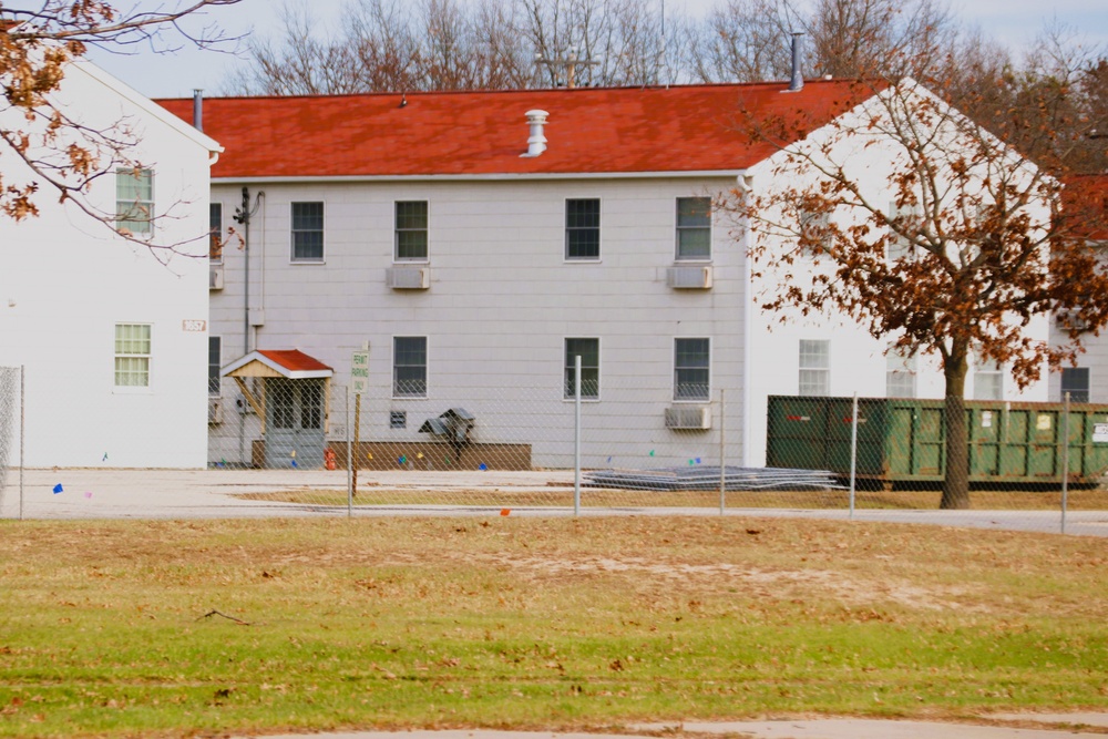 Construction under way for 2 new 4-story Collective Training Officers Quarters at Fort McCoy